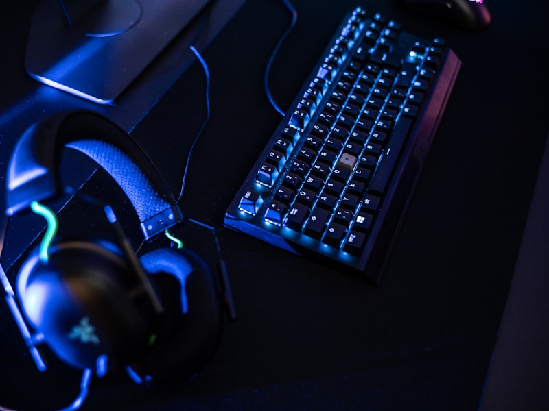 Live esports broadcast desk with match overlays